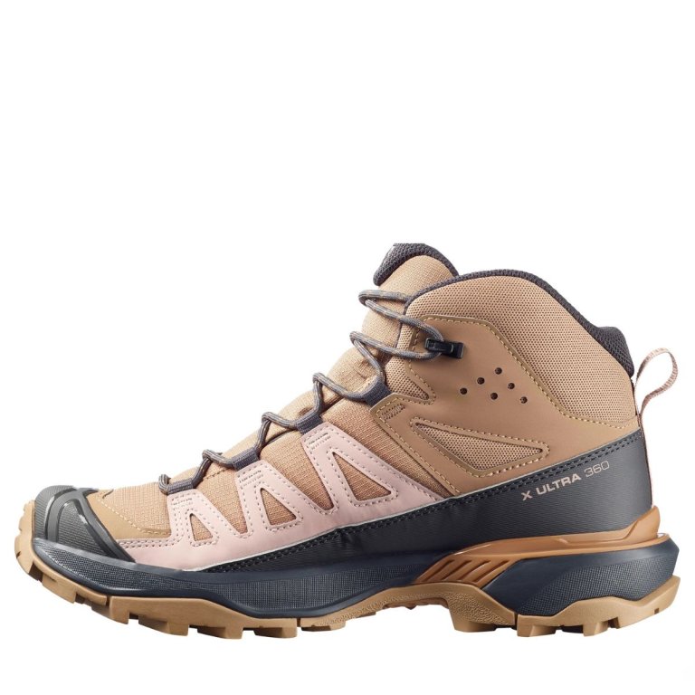 Черевики Salomon X Ultra 360 Mid GTX W - коричневі