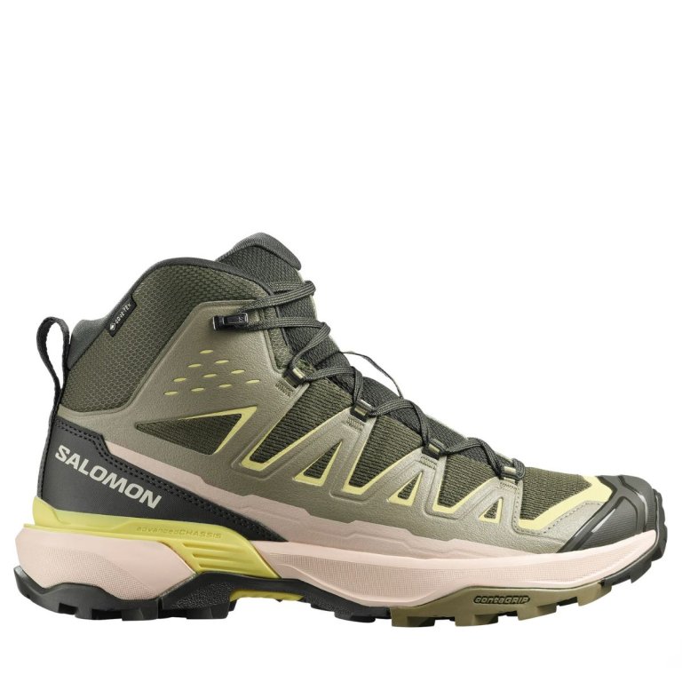 Черевики Salomon X Ultra 360 Edge Mid GTX M - темно-зелені