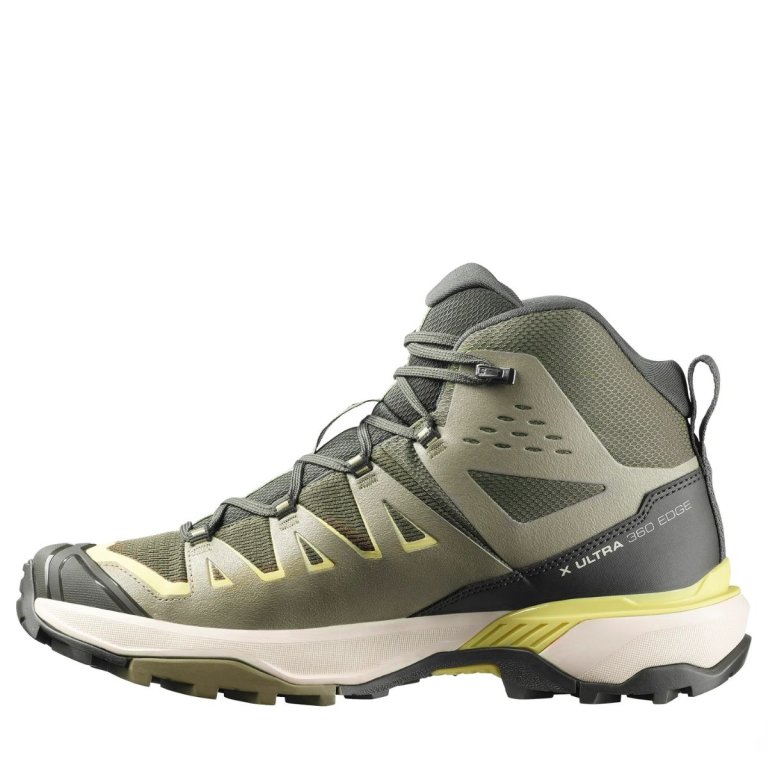 Черевики Salomon X Ultra 360 Edge Mid GTX M - темно-зелені