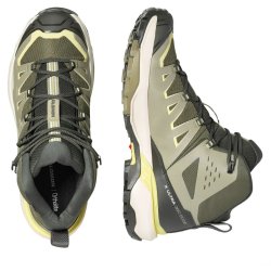 Черевики Salomon X Ultra 360 Edge Mid GTX M - темно-зелені