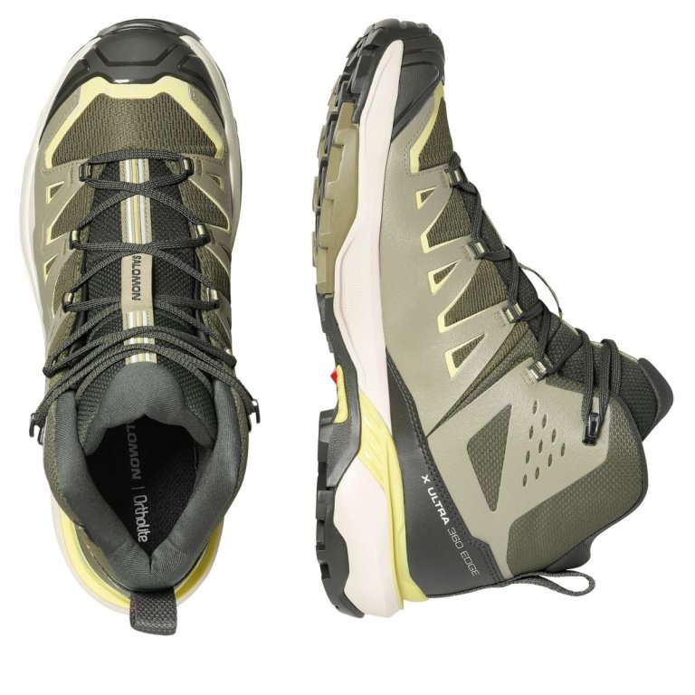 Черевики Salomon X Ultra 360 Edge Mid GTX M - темно-зелені