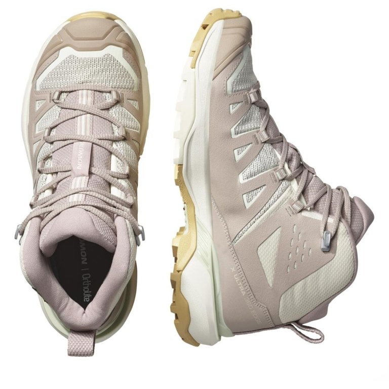Взуття Salomon X Ultra 360 Edge Mid GTX W - бежово/рожева