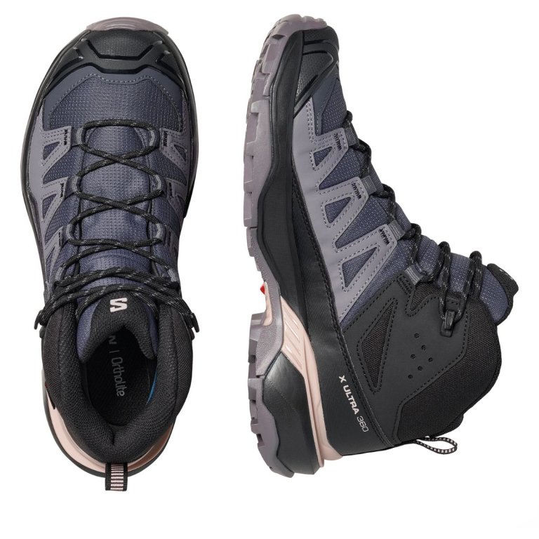 Черевики Salomon X Ultra 360 Mid GTX W - сірі