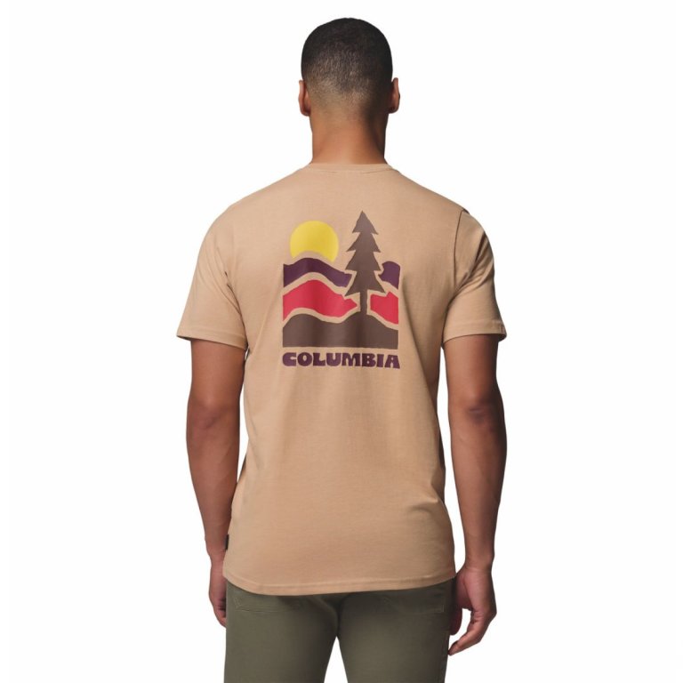 Футболка Columbia Explorers Canyon™ Back SS Tee M - бежева
