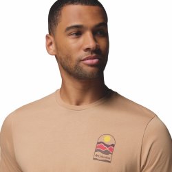 Футболка Columbia Explorers Canyon™ Back SS Tee M - бежева