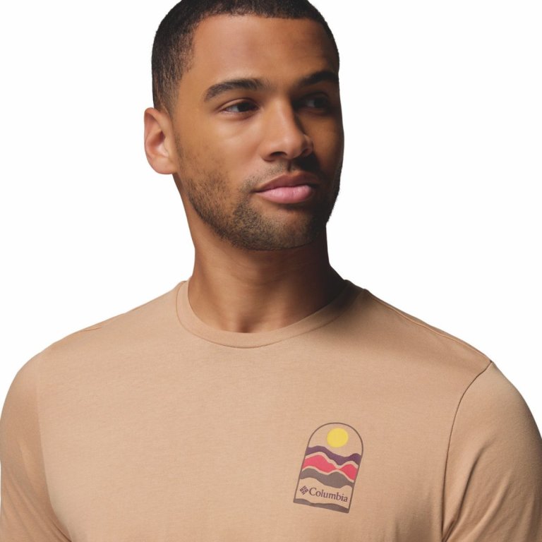 Футболка Columbia Explorers Canyon™ Back SS Tee M - бежева