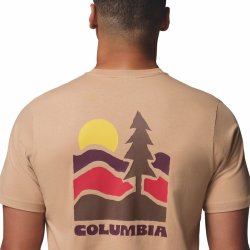 Футболка Columbia Explorers Canyon™ Back SS Tee M - бежева