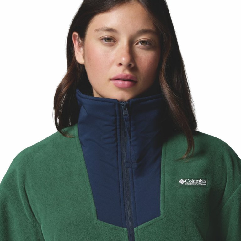 Mikina Columbia Sequoia Grove™ Full Zip Fleece W - zelená