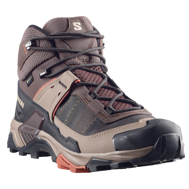 Черевики Salomon X Ultra 5 Mid GTX M - коричневі