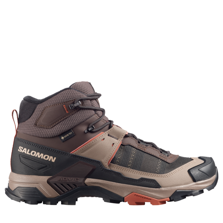 Черевики Salomon X Ultra 5 Mid GTX M - коричневі
