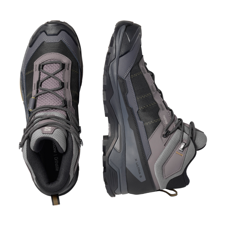 Черевики Salomon X Ultra 5 Mid GTX M - чорно/сірі