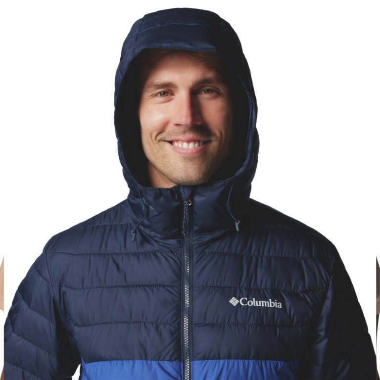 Куртка з капюшоном Columbia Powder Lite™ II M - темно-синя