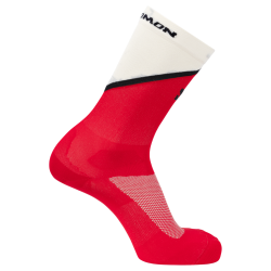 Шкарпетки Salomon Pulse Crew Socks - чорно/біло/червоні