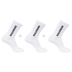 Шкарпетки Salomon Everyday Lite Crew 3 packs - білі