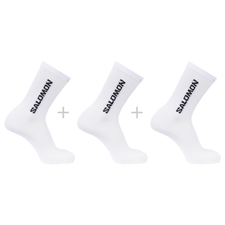 Шкарпетки Salomon Everyday Lite Crew 3 packs - білі