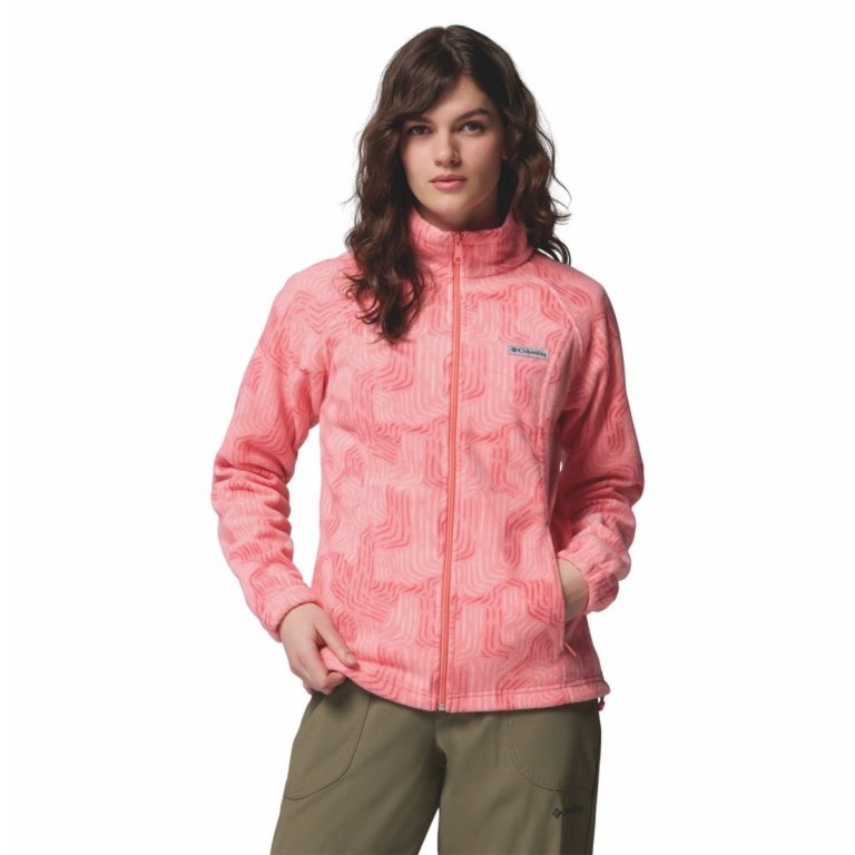 Кофта Columbia Benton Springs™ з принтом на блискавці W - рожева