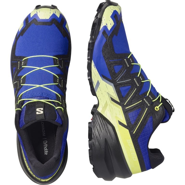 Кросівки Salomon Speedcross 6 M - синьо/жовті