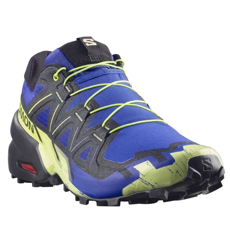 Кросівки Salomon Speedcross 6 M - синьо/жовті