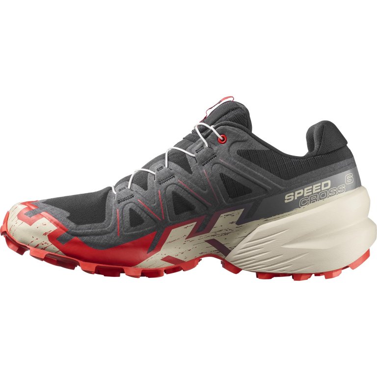 Кросівки Salomon Speedcross 6 M - чорно/біло/червоні