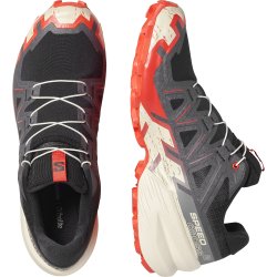 Кросівки Salomon Speedcross 6 M - чорно/біло/червоні