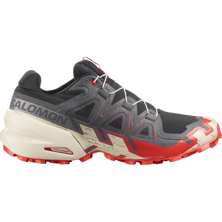 Кросівки Salomon Speedcross 6 M - чорно/біло/червоні