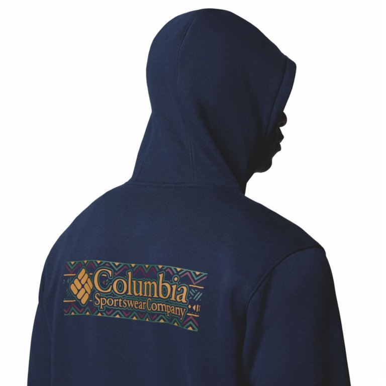 Худі Columbia Meridian Creek™ Graphic Hoodie M - темно-синє