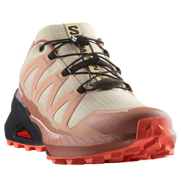 Кросівки Salomon Speedcross Peak W - бежево/помаранчеві