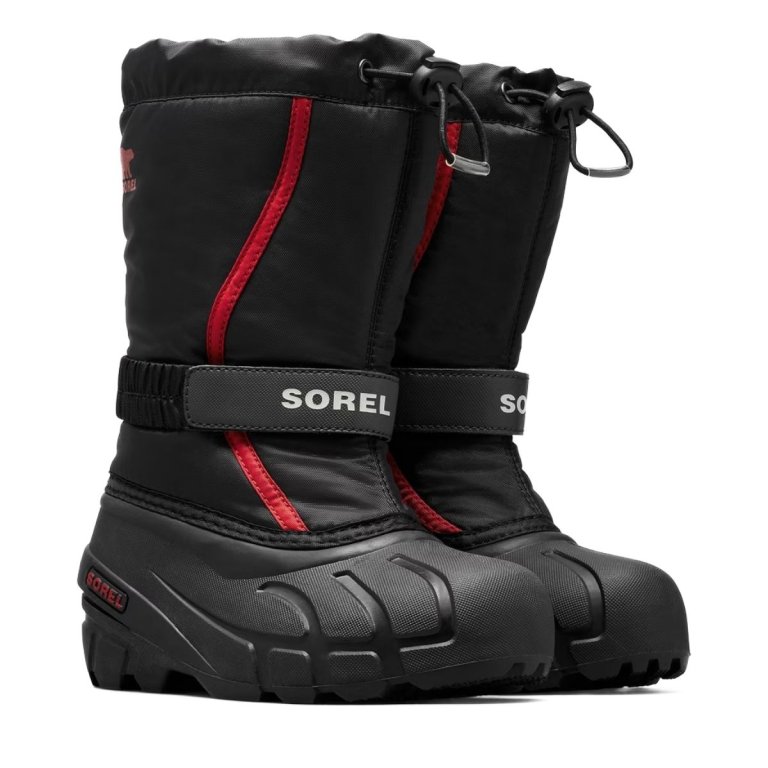 Взуття Sorel Flurry™ Boot J - чорно/червоне