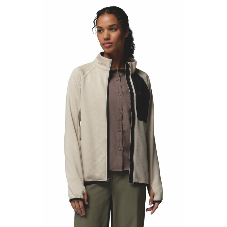Кофта Columbia Triple Canyon™ Grid Fleece FZ W - бежево/чорна
