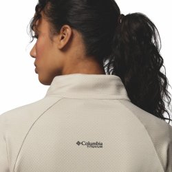 Кофта Columbia Triple Canyon™ Grid Fleece FZ W - бежево/чорна