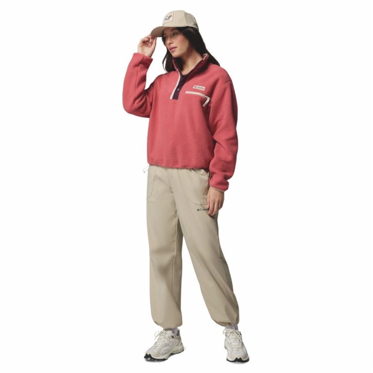 Кофта Columbia Helvetia™ II Cropped Half Snap Fleece W - червона