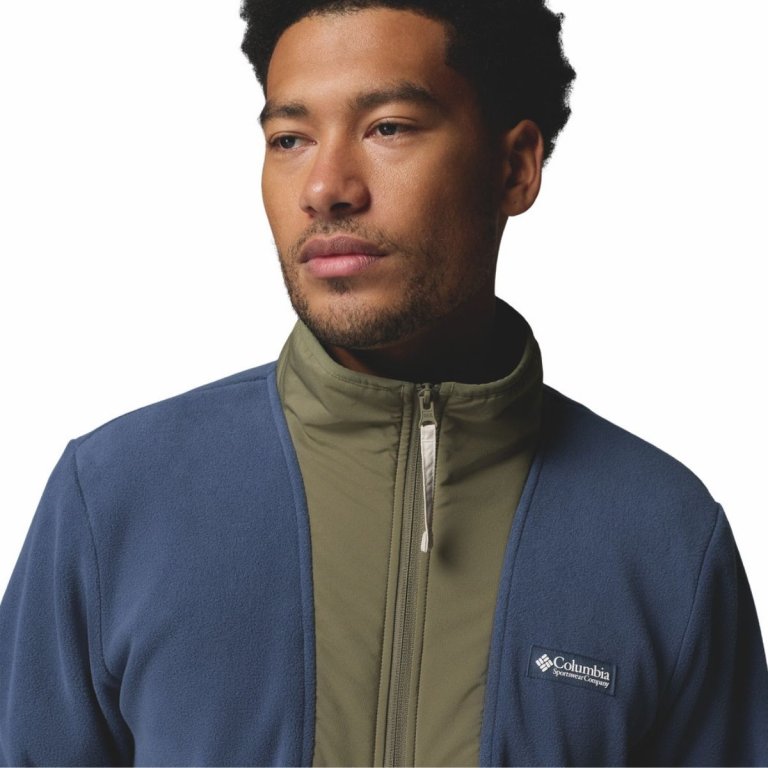 Кофта Columbia Sequoia Grove™ Full Zip Fleece M - синьо/зелена