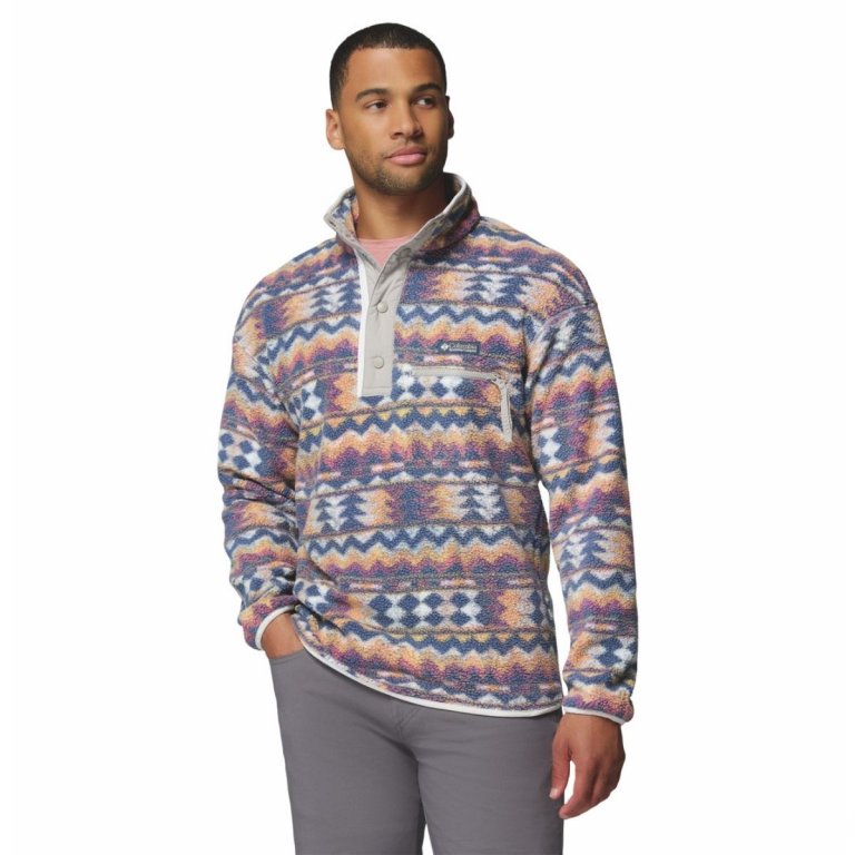 Кофта Columbia Helvetia™ II Printed Half Snap Fleece M - синя