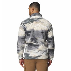 Кофта Columbia Helvetia™ II Printed Half Snap Fleece M - сіро/біла