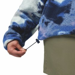 Кофта Columbia Helvetia™ II Printed Cropped Half Snap W - синьо/біла