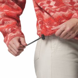 Кофта Columbia Helvetia™ II Printed Cropped Half Snap W - червоно/біла