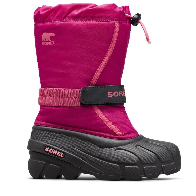 Взуття Sorel Flurry™ Boot J - чорно/рожеве