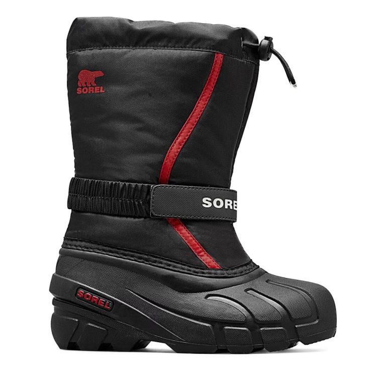 Взуття Sorel Flurry™ Boot K - чорно/червоне