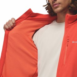 Кофта Columbia Essential Hike™ Grid Fleece Full Zip M - червона