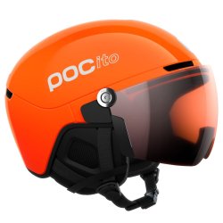 Лижний шолом POC POCito Obex Visor J - помаранчевий