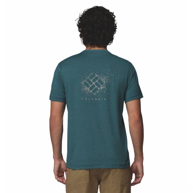 Футболка Columbia Parsons Point™ SS Back Graphic Tee M - синя