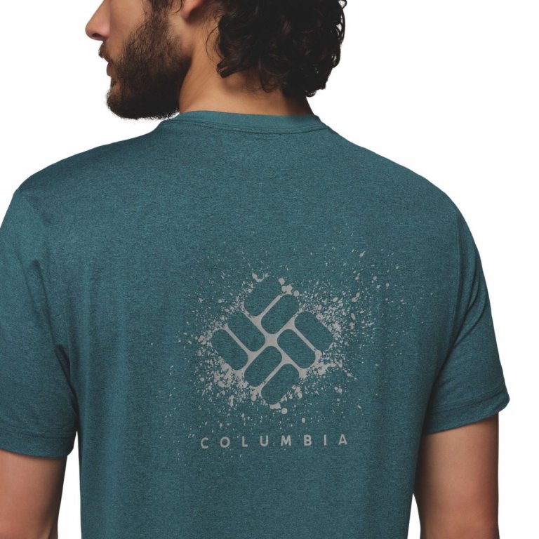 Футболка Columbia Parsons Point™ SS Back Graphic Tee M - синя