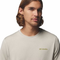 Футболка Columbia Parsons Point™ SS Back Graphic Tee M - світло-сіра