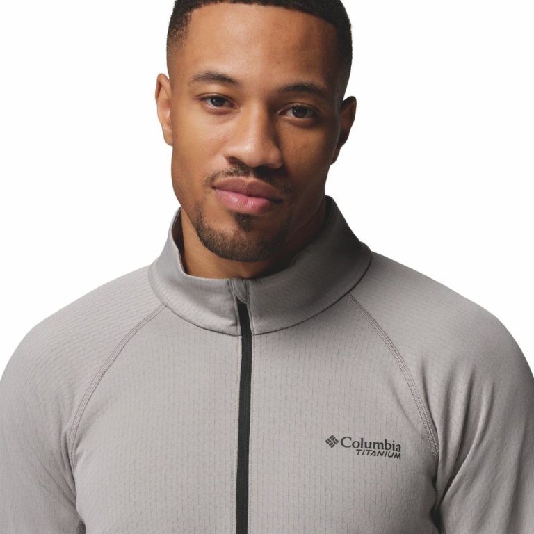 Tričko Columbia DriVenture™ Half Zip M - šedá