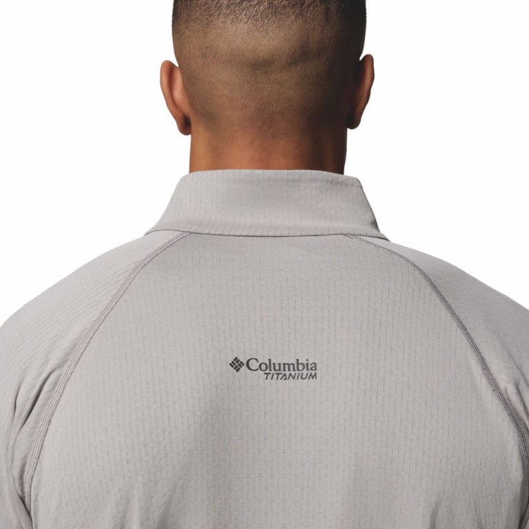 Tričko Columbia DriVenture™ Half Zip M - šedá