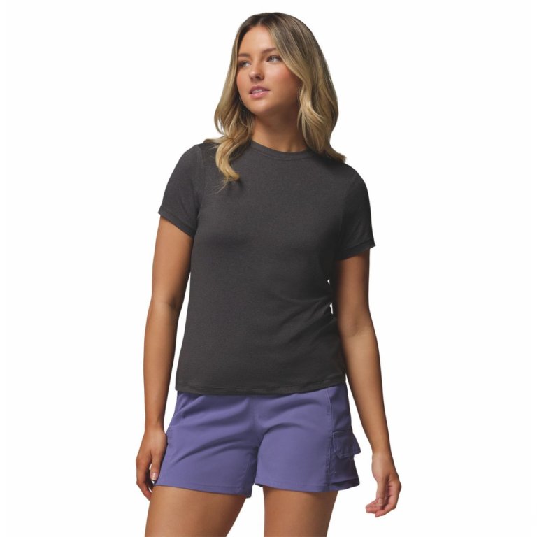 Футболка Columbia Parsons Point™ SS Logo Tee W - темно-сіра