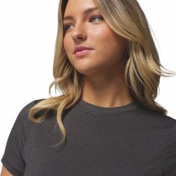 Футболка Columbia Parsons Point™ SS Logo Tee W - темно-сіра