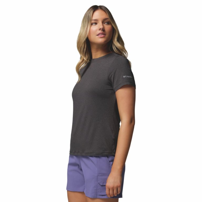 Футболка Columbia Parsons Point™ SS Logo Tee W - темно-сіра