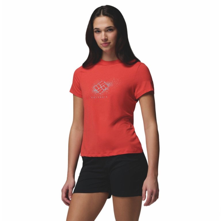 Футболка Columbia Parsons Point™ SS Graphic Tee W - червона