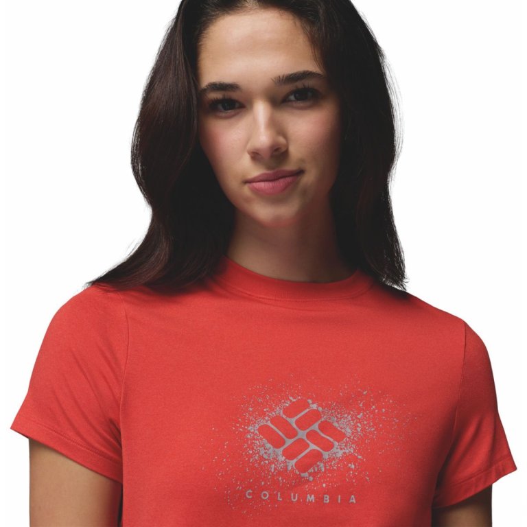 Футболка Columbia Parsons Point™ SS Graphic Tee W - червона